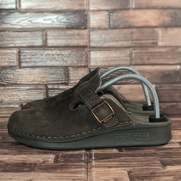 birkenstock fleece clogs